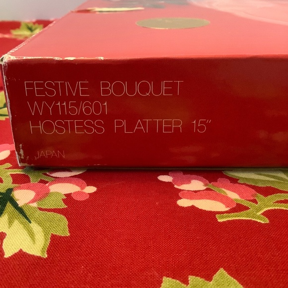 Vintage SAVOIR VIVRE CRYSTAL 15" Hostess Platter - Picture 4 of 5